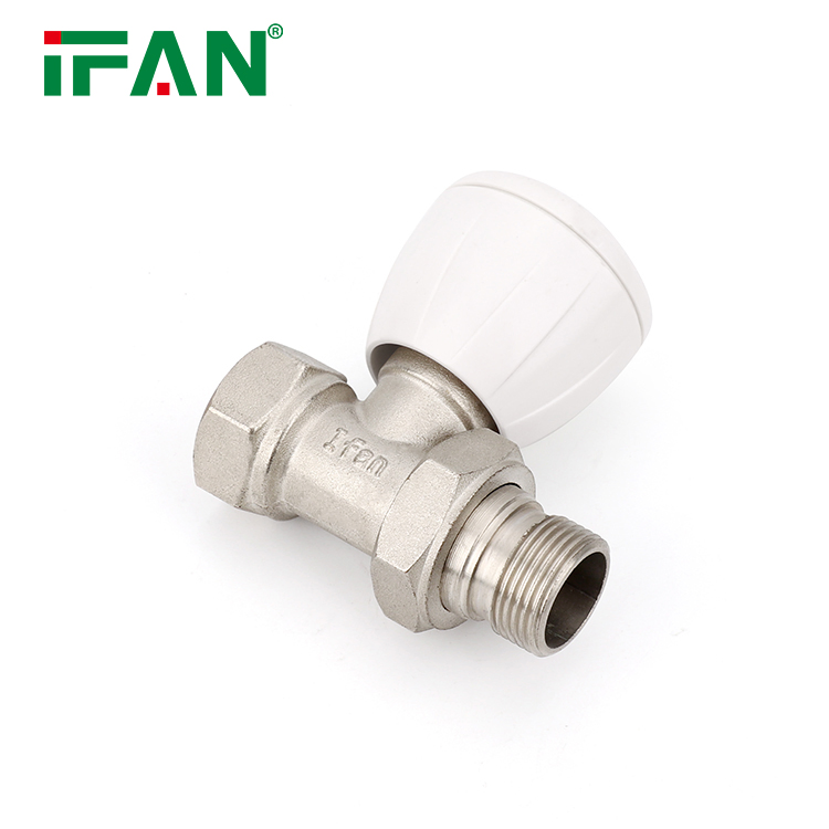 Ifan Factory Supply Thermostatic Radiator Valve Radiator Valve 1/2 3/4 Inch Brass Radiator Valve