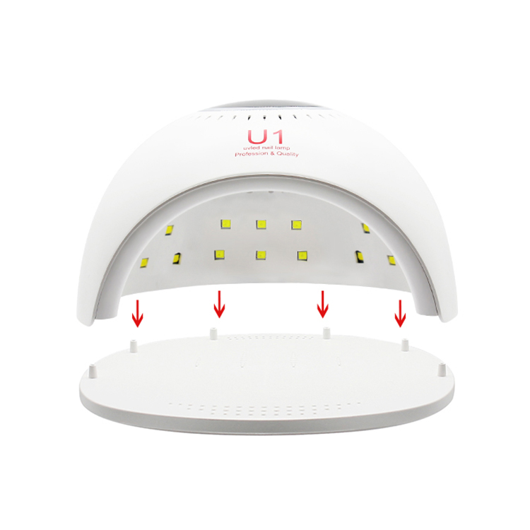 LCD Display Screen 42PCS Light Beads Powerful 84W Nail Dryer UV LED Lamp for Manicure