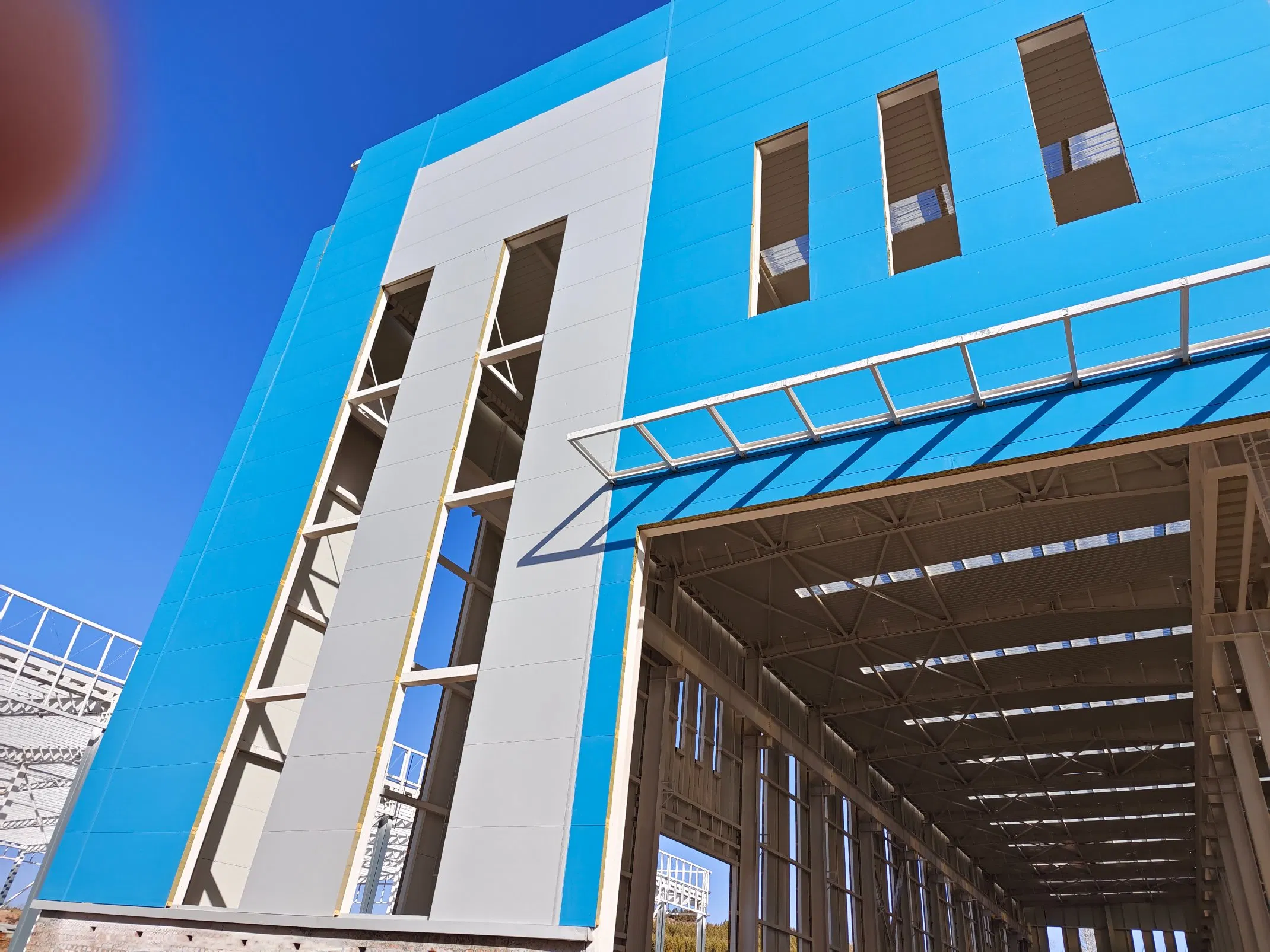 Portal Steel Frame Structure for Workshop Warehouse Prefabricated Metal House Office Prefab Building Steel Structure