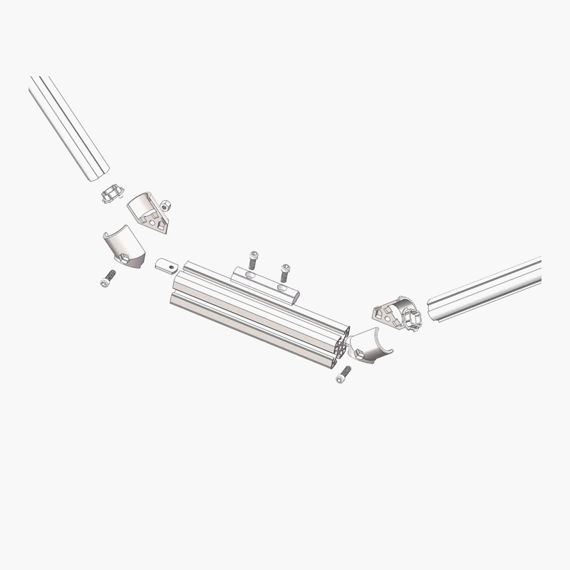 China Manufacturer1133 Aluminium 6063-T6 Natural Finish Adapter 8 D28 T Nuts T Slot 8 Nuts M6 for Aluminum Tube and Pipe and Workbench Line