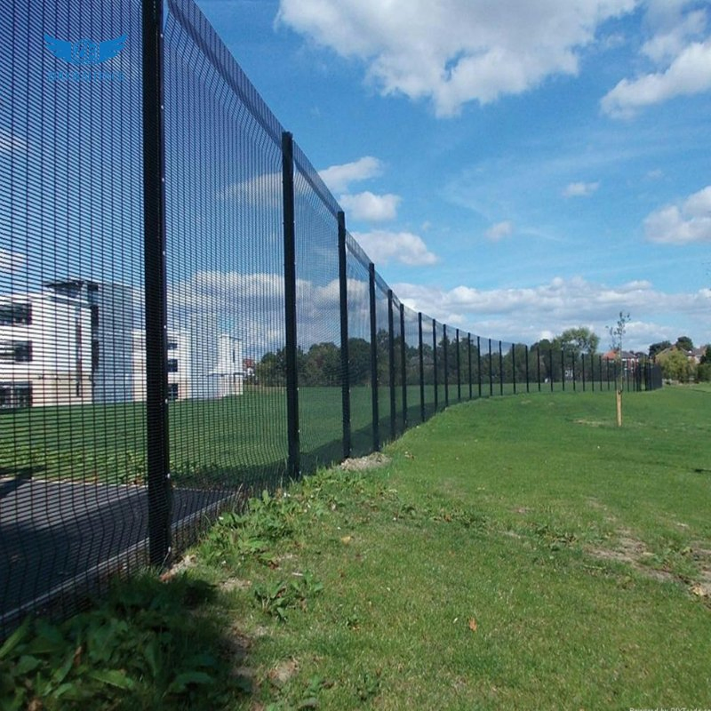 Factory Cheap Price Eco Friendly Green PVC Coated 2D Wire Fence Panels/Twin Bar Mesh Fence Panel
