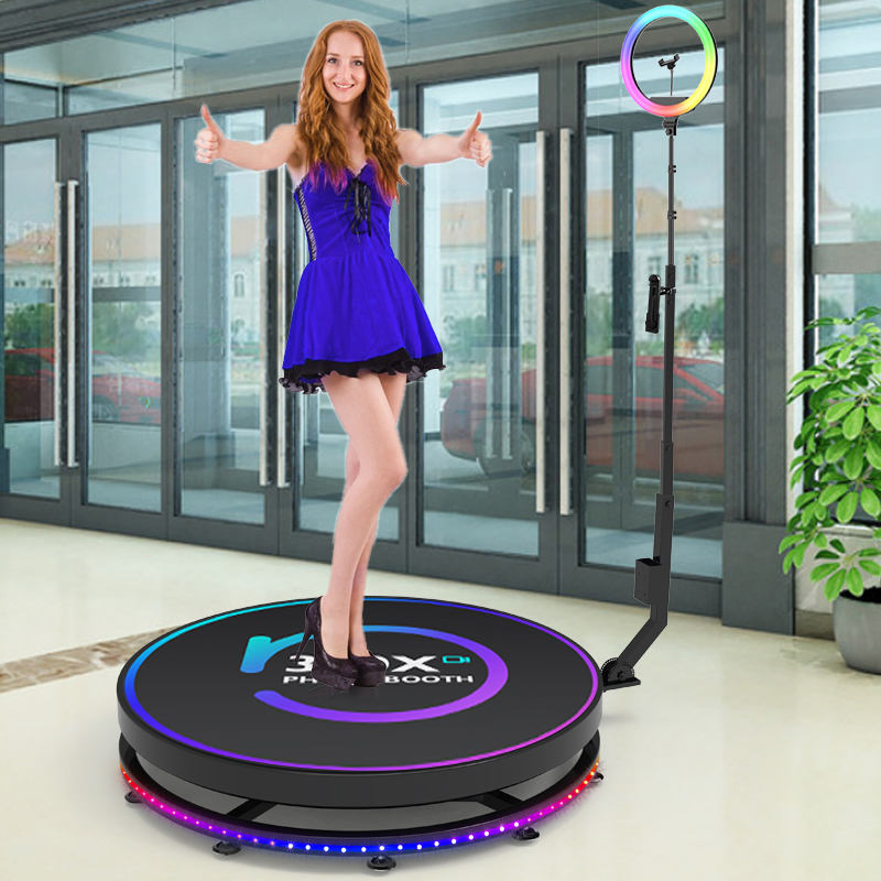 360 Rotation Live Video Shooting Booth 360 Video Booth Photo Booth