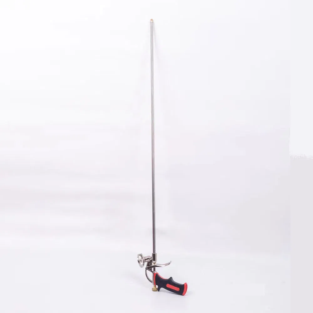 Professional Extended Barrel Insulation Gun Expanding Sealant Applicator Long Nose Spray Foam Gun