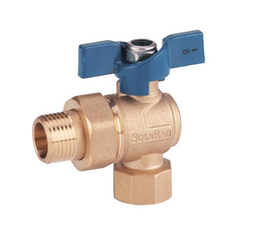 Plumbing Supply Brass Valve Supplier Brass Water Control Valve Union Ball Valves Angle Union Ball Valve