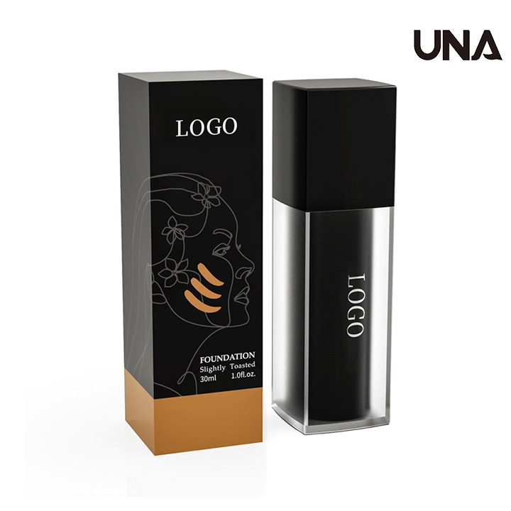 OEM Custom Logo Private Label Face Liquid Foundation Makeup Waterproof Matte Full Coverage Foundation for Dark White Skin Tint