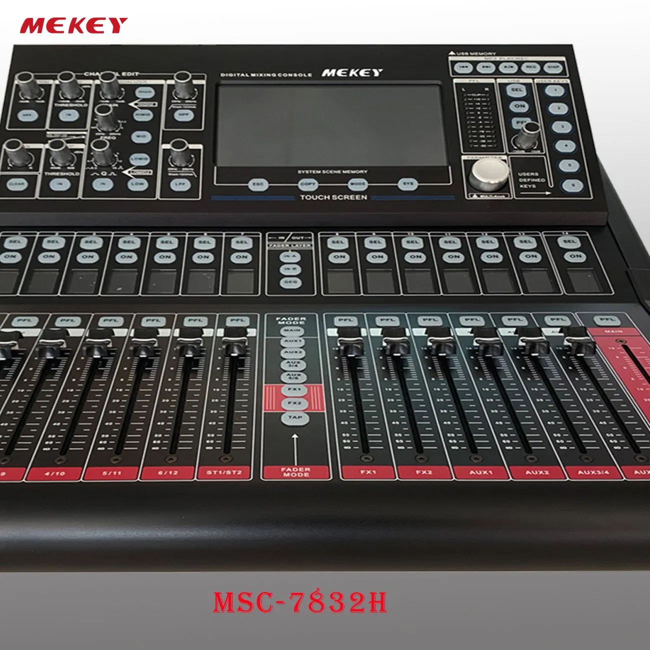 Mekey 32-Channel Digital Mixing Console with Advanced Sound Processing Features Msc-7832h