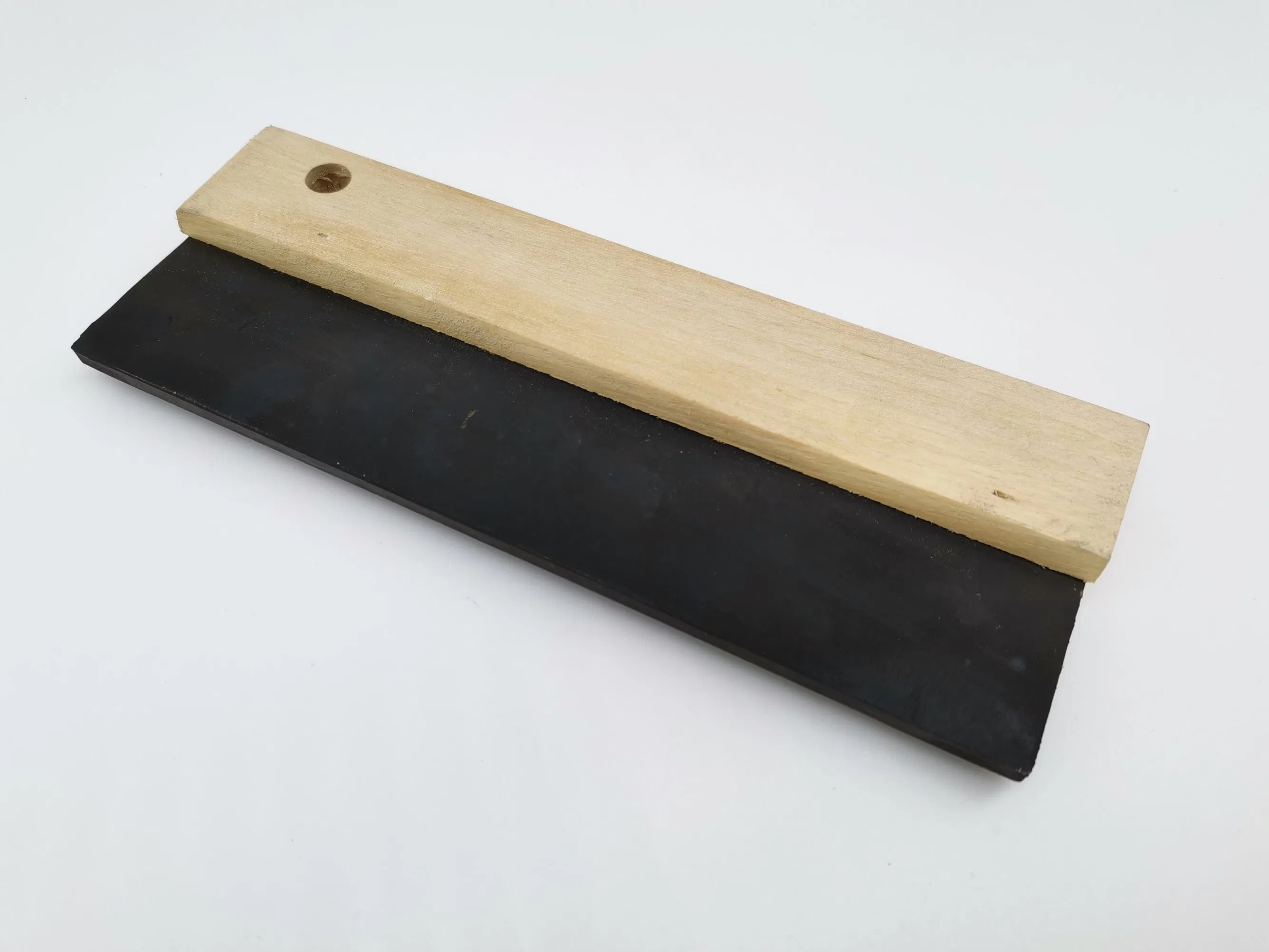 Plastering Tool Rubber Scaper with Wooden Handle Putty Knife