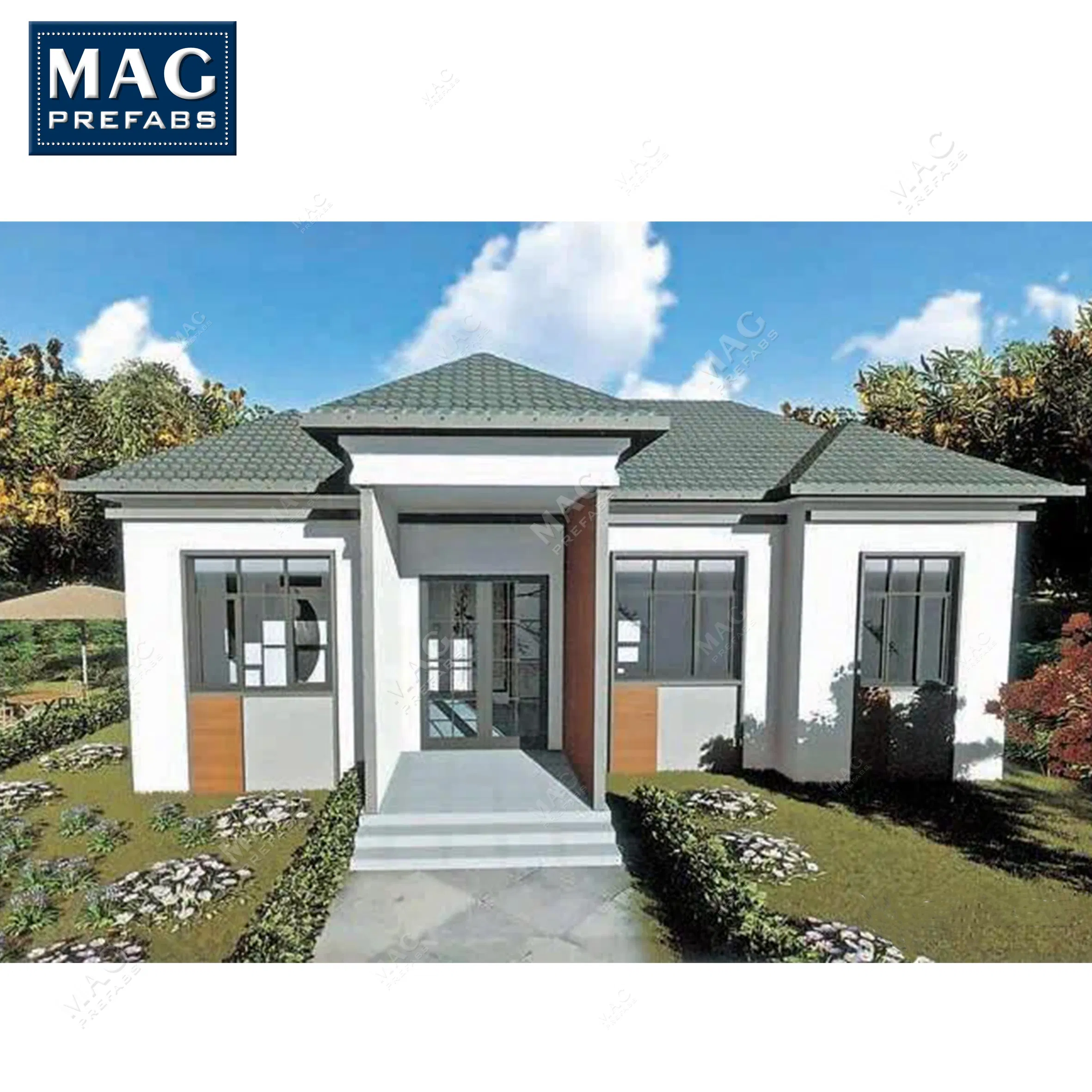 Highly Recommended Light Steel Building Apartment Style Prefab House with Modern Luxury Villa