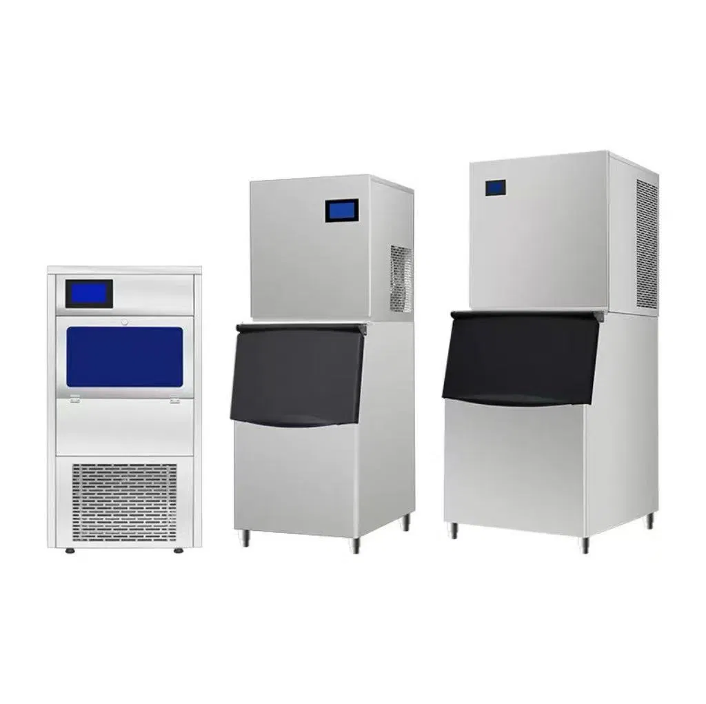 Factory Wholesale High Quality 50kg/100kg/150kg/200kg/500kg/700kg/100kg Per Day Restaurant Kitchen Crystal Cube Ice Maker Machine for Bar