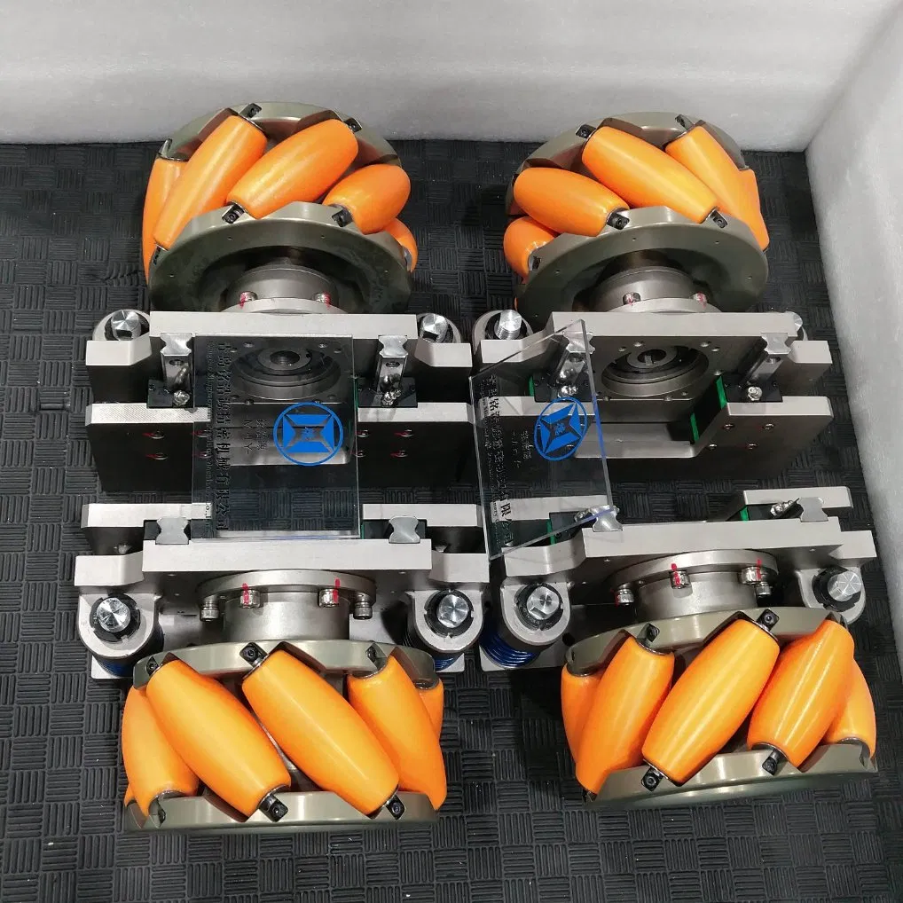 6 Inch (152.4mm) Heavyduty Industrial Mecanum Omni Wheel Load Cacipity 150kg/PCS, Support Optional Shock Absorbers