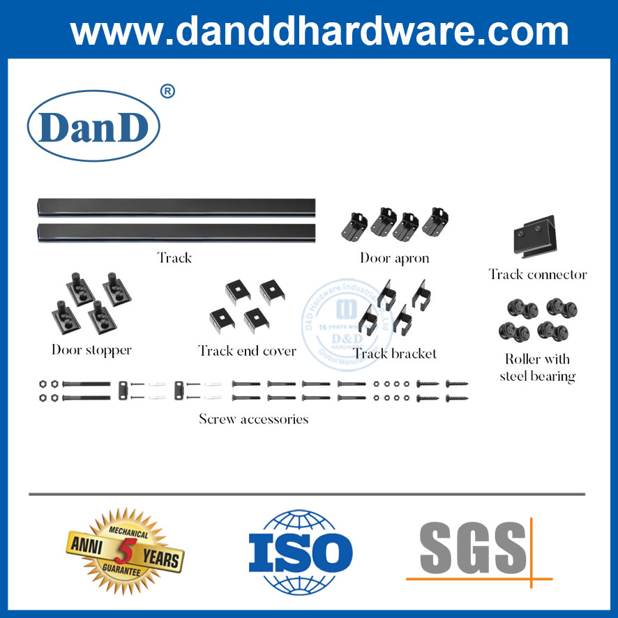 Modern Sliding Door Hardware Heavy Duty Barn Door Wheels Roller for Hotel