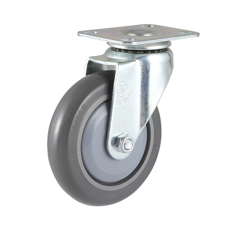 3" to 5" Swivel Caster Wheel Bolt Hole Type 75mm Polyurethane Castors