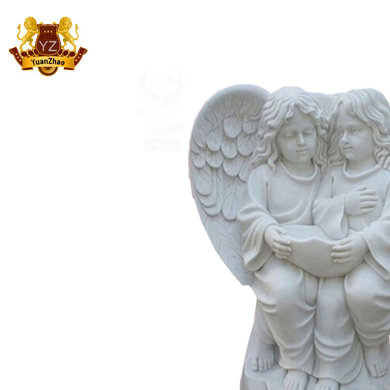 Exquisite Design Nature Marble Granite Angel Monuments Headstone