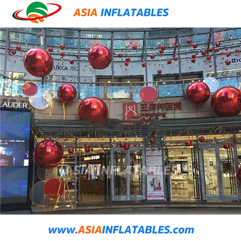 Attractive Inflatable Christmas Mirror Ball Tree for Decoration