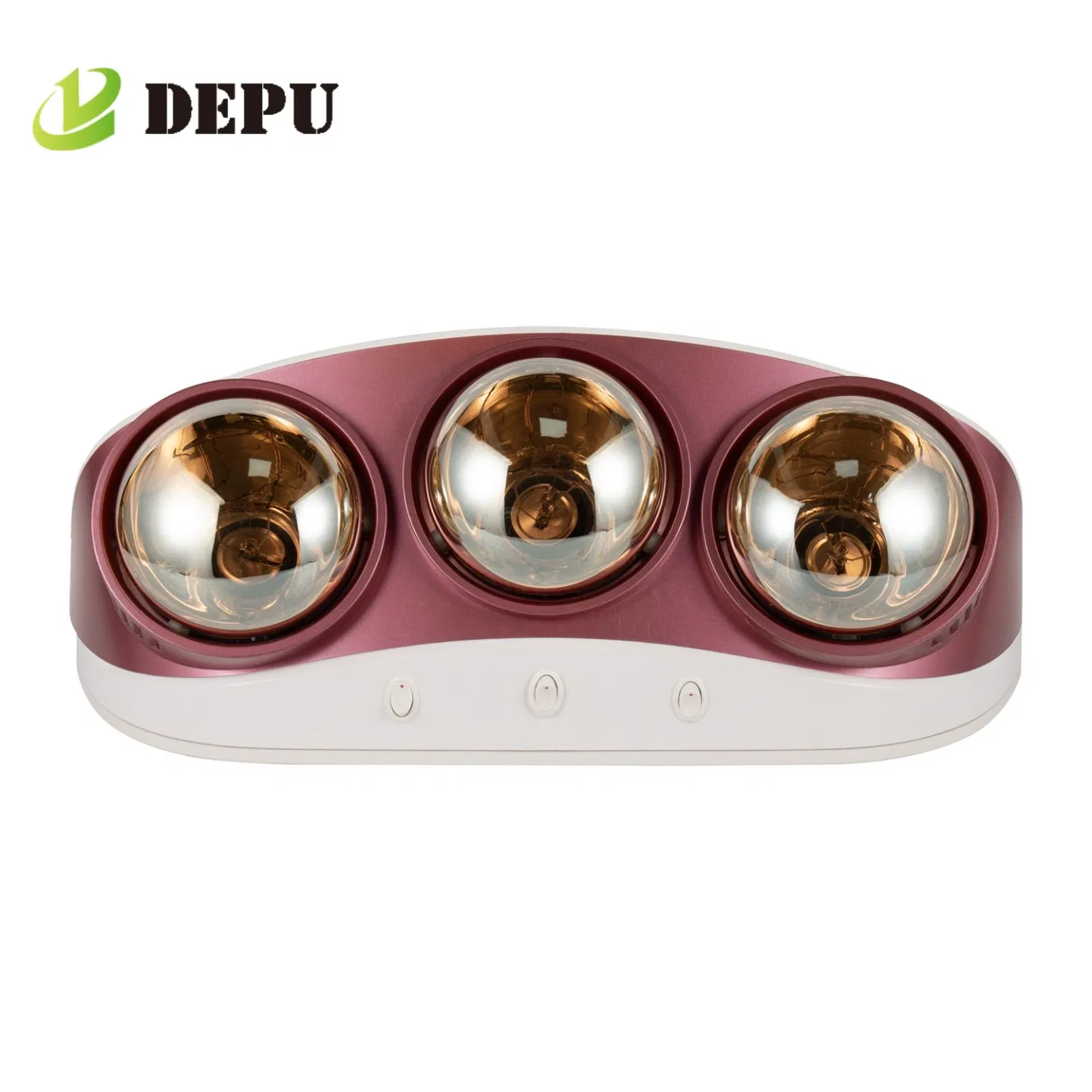 Three Bulb Fast Heating Electric Bathroom Heater with High Performance