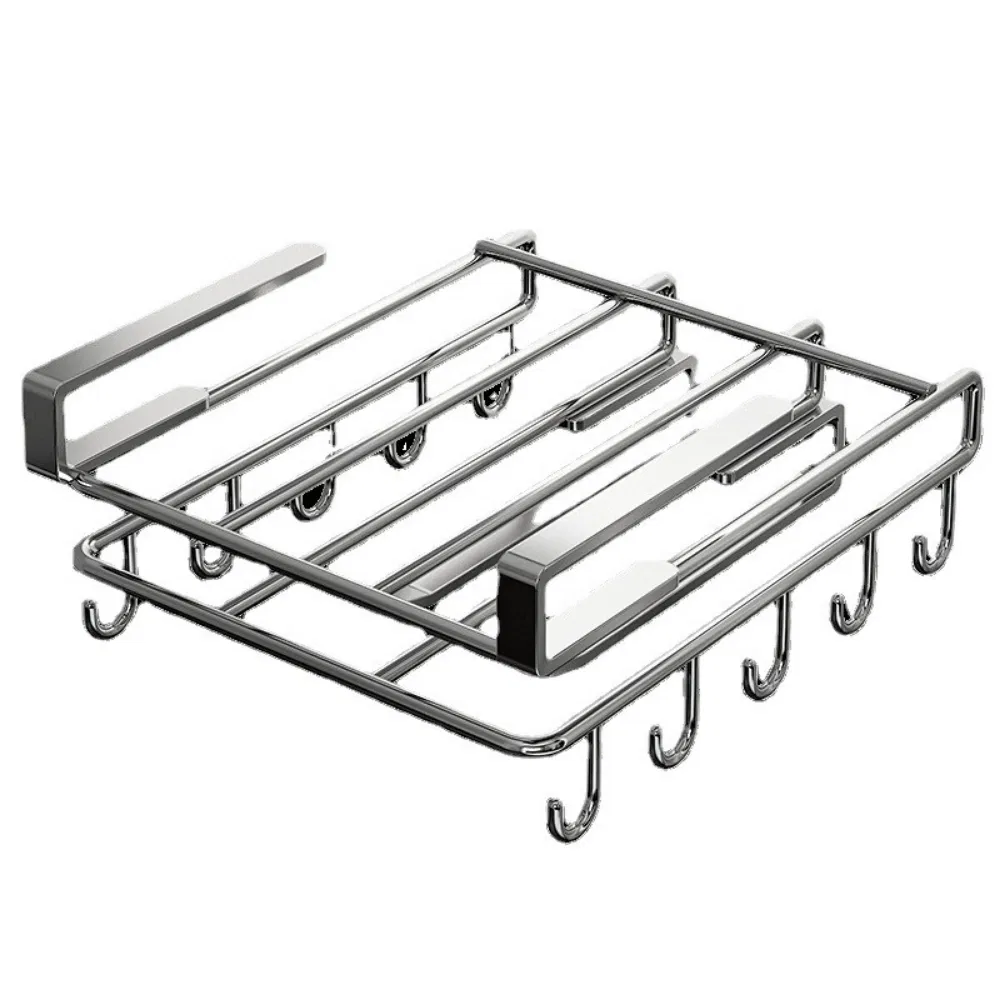 Cabinet Storage Shelf, Cutting Board Rack with Hooks Wyz28307