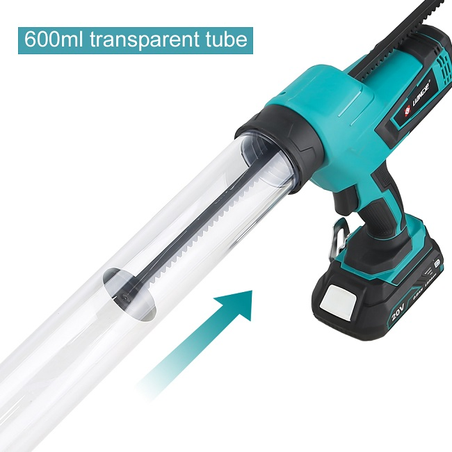 Liangye Cordless Power Tools 20V Portable Electric Sausage Caulking and Adhesive Gun Heavy Duty