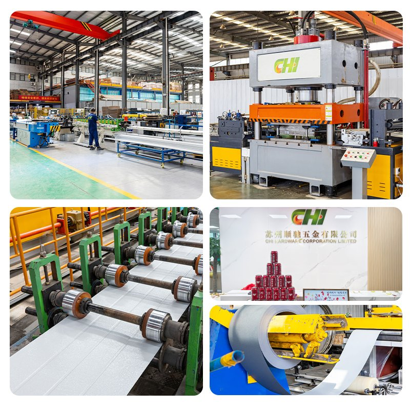 Chi Modern Automatic Steel Sectional Insulated Garage Door for Homes