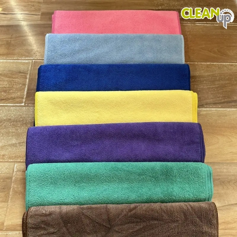 Super Absorbent Multipurpose Terry Microfiber Cleaning Cloth Washable Quick Dry Rag for Home Universal Car Microfiber Towel