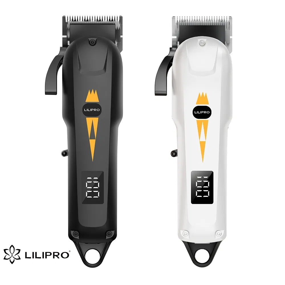 Lilipro L20 Barbershop Electric Tools Professional High-Speed Ceramic Hair Clipper for Men with 5cr Fade Blades and LED Display
