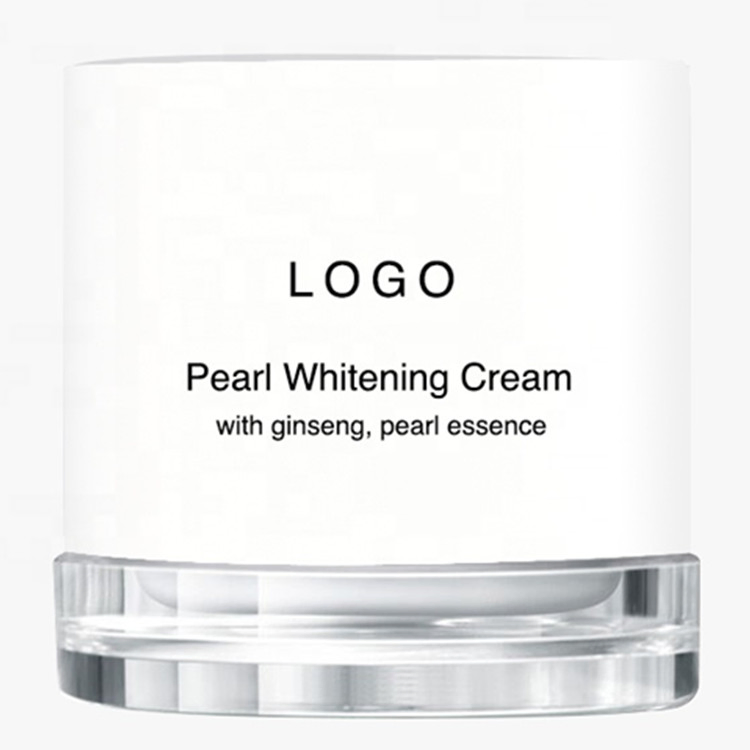 Natural Skin Tone Dark Spots Removing Ginseng Pearl Whitening Cream