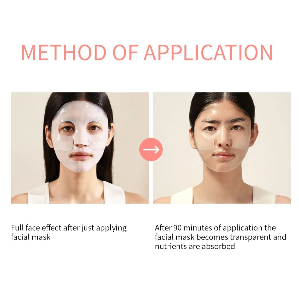 Beauty Cosmetics Skin Care Lifting Firming and Moisturizing Collagen Anti-Wrinkle Facial Sheet Masks