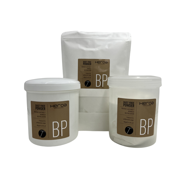 Wholesale 500g Keroa Series Ammonia Free Organic Blue 9+ Bleach Powder