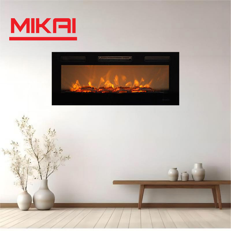 Modern 54inch Wall Indoor Decorative 3D LED Flame Electric Fire Place