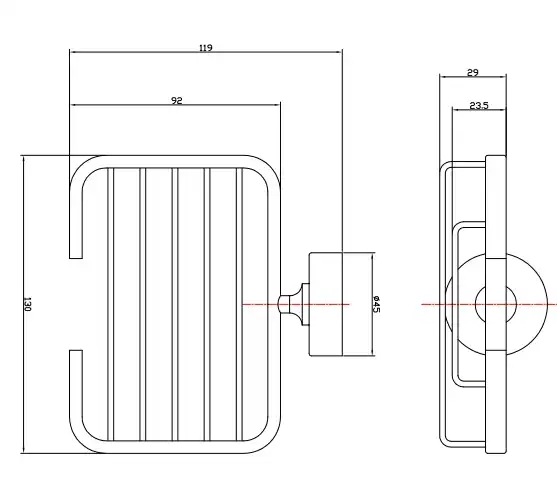 Wall Mounted Round Chrome 304 Stainless Steel Soap Basket