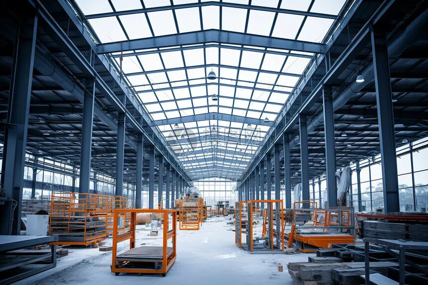 Light Steel Structure Workshop Features Fast Construction and Flexible Layout, Suitable for Modern Industrial Parks.