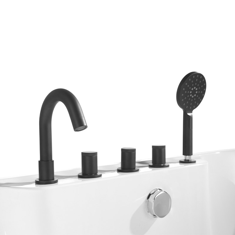 Wholesale High Quality Freestanding Simple Ellipse Acrylic Bathtub for Bathroom