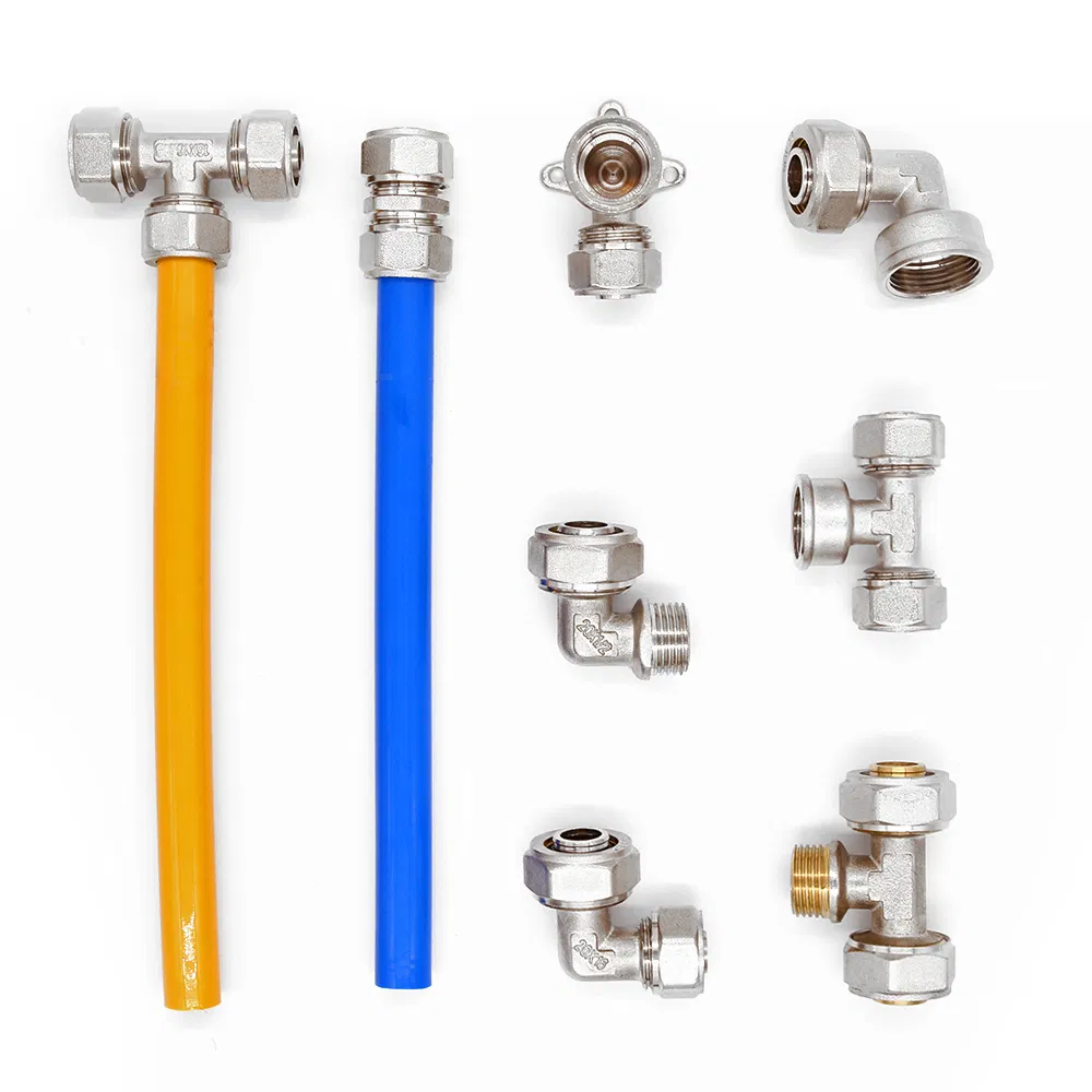 Cross/Brass Fitting/Compression Fitting/Pex-Al-Pex Pipe/Copper Fitting