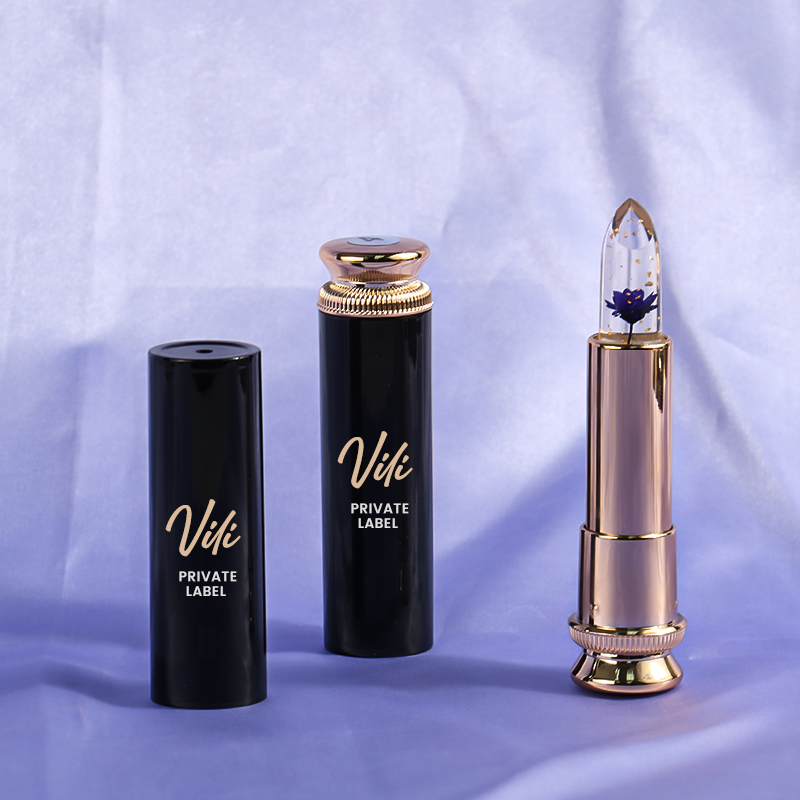 Factory Price Makeup Factory Luxury Flower Lipstick High Quality Glitter Lipstick