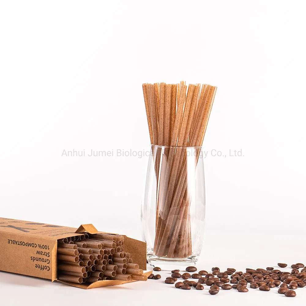 I Am Not Plastic Printed PLA Coffee Ground Drinking Straw