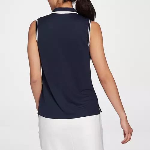 Поло женское без рукавов хлопок 100% для гольфа