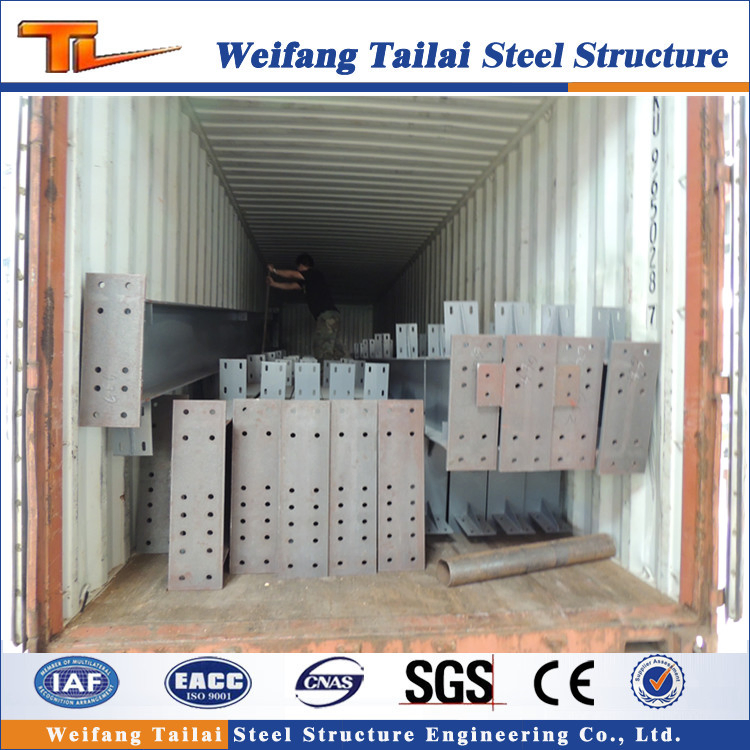H Section Steel Beam and Columns for Steel Buildings Prefabricated Building