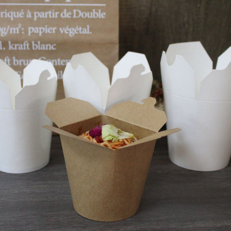 Эко-контейнер для пасты с круглым дном, 500 мл