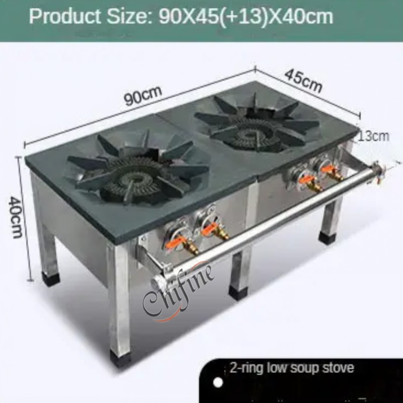 Multifunctional Free Standing Cooking Range Cooker Stainless Steel Gas Stove