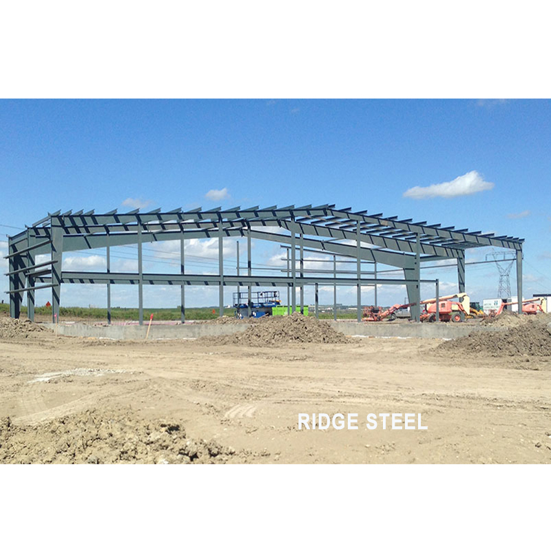 Chinese Double Slope Prefabricated Workshop Building Steel Metal Structure Shed