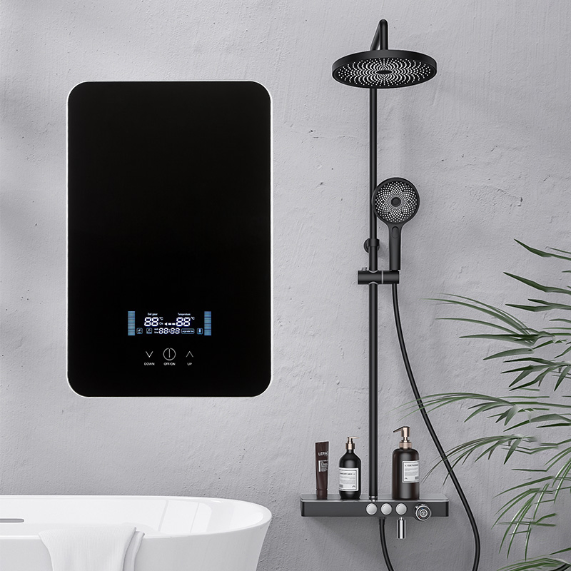 Slim Small Bathing Shower Tankless Electric Water Heater