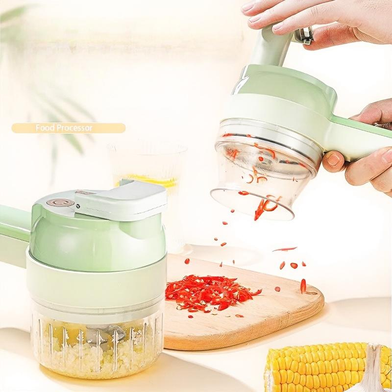 Electric Vegetable Chopper Multifunction Garlic Ginger Onion Chili Cutter