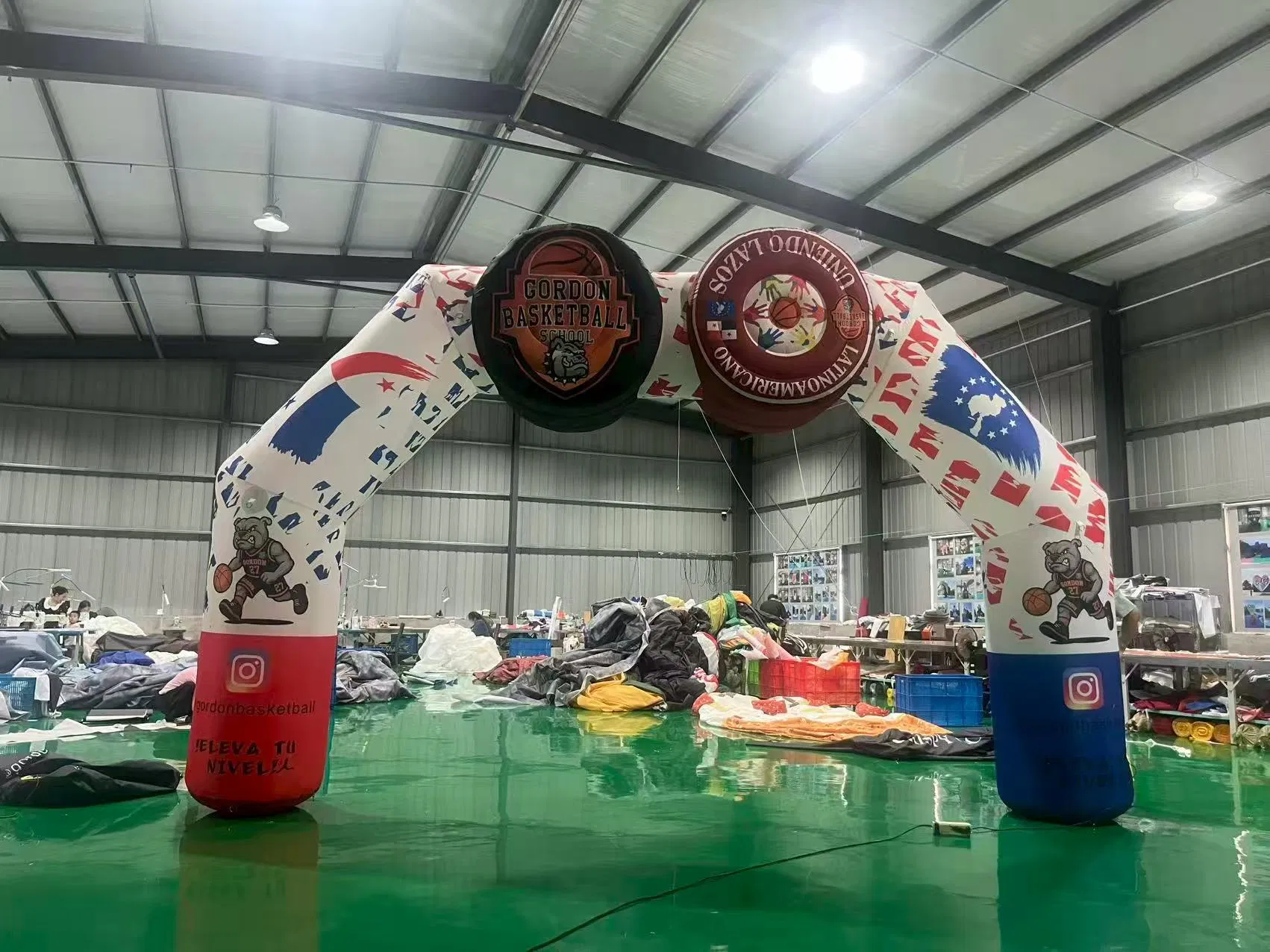 Outdoor Custom Inflatable Arch with Blower