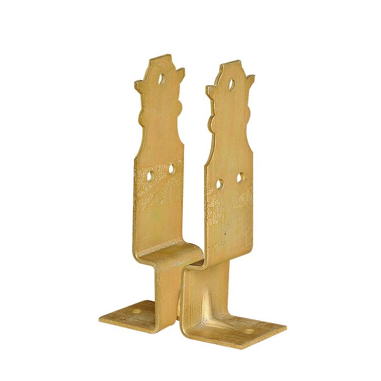 Zinc-Plated Back to Back Post Support