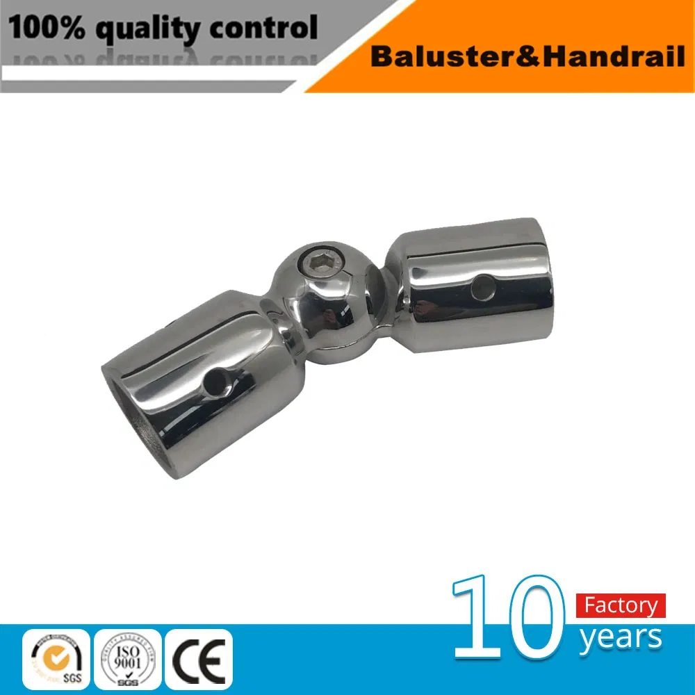 Holyhome Stainless Steel Post Indoor Railing Handrail Fittings Stair Railing