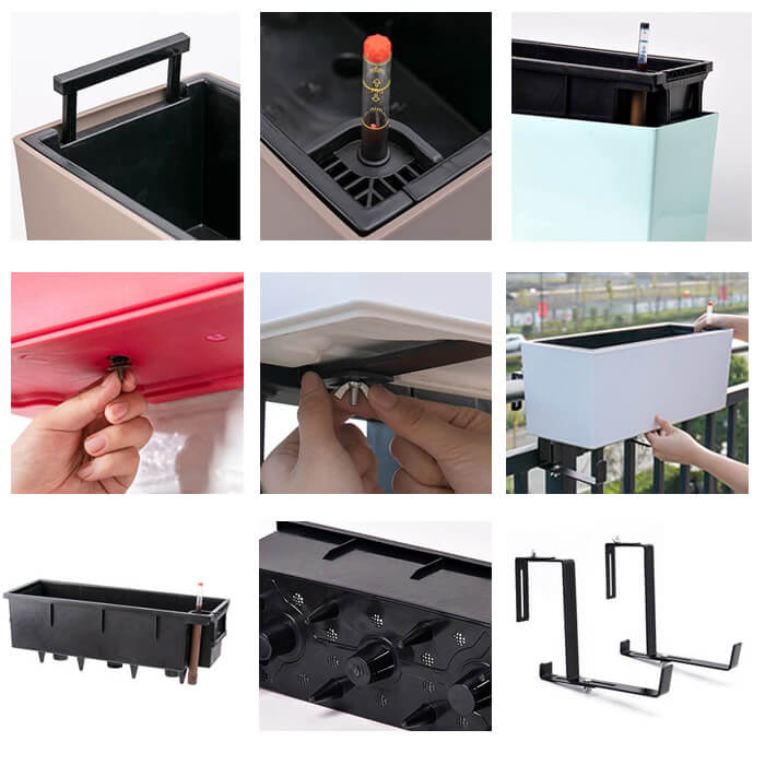 Горшки садовые пластиковые с автополивом для цветов