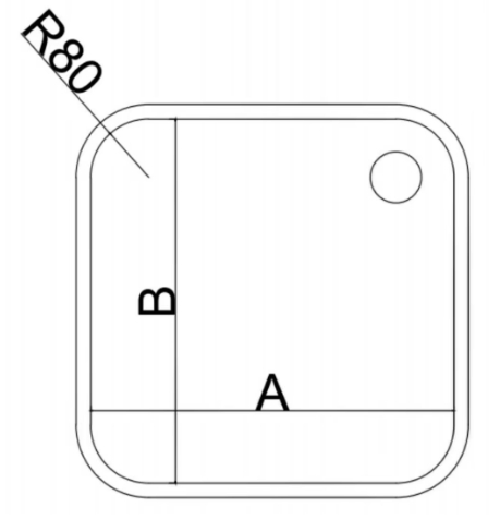 Industrial 304 Stainless Steel Punching Single Bowl Sink for Hotel Restaurant