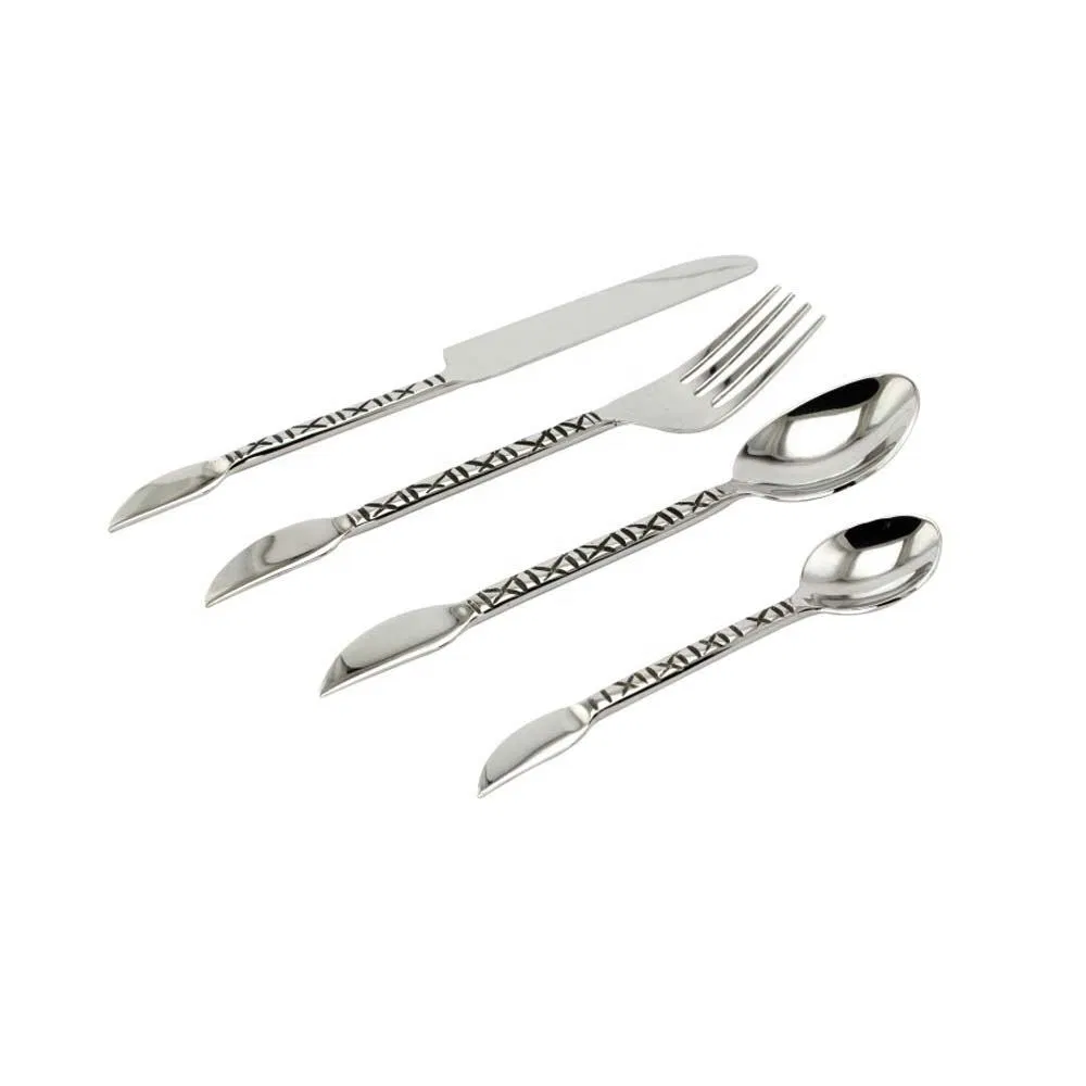 Home Kitchen Restaurant Hotel Stainless Steel Flatware Cutlery Set for Camping Spoon Fork Dinner Knife