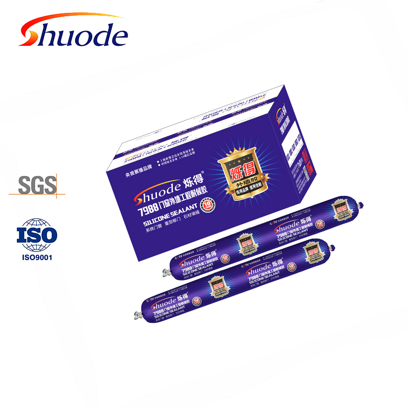 Neutral Silicone Sealants for Glass and Wood High Viscosity Waterproof Adhesive