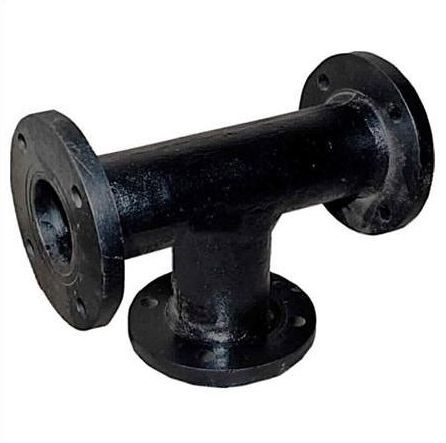 Epoxy Coated All Flanged Tee Ductile Iron Pipe Fitting