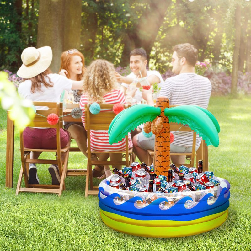 Hot Sale Inflatable Ice Cooler Box Outdoor Camping Cooler PVC Ice Bucket